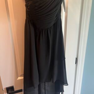 Alfred Angelo Black One Shoulder Cocktail Dress